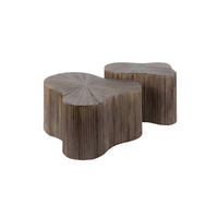 COUCHTISCH-SET INKA Braun Teakholz - Braun, Teakholz/Holz (77/60/38cm) - KAWOLA