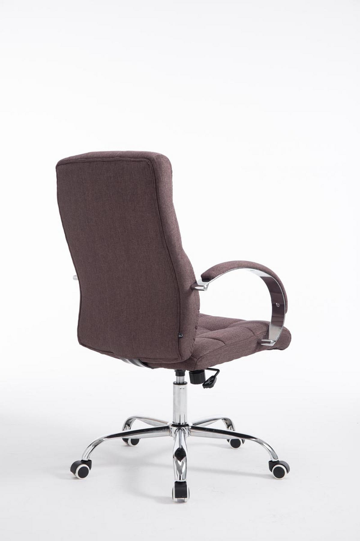 BÜROSTUHL Mikan, Stoff Braun - Braun, Textil/Metall (51/115/54cm) - TPFLiving