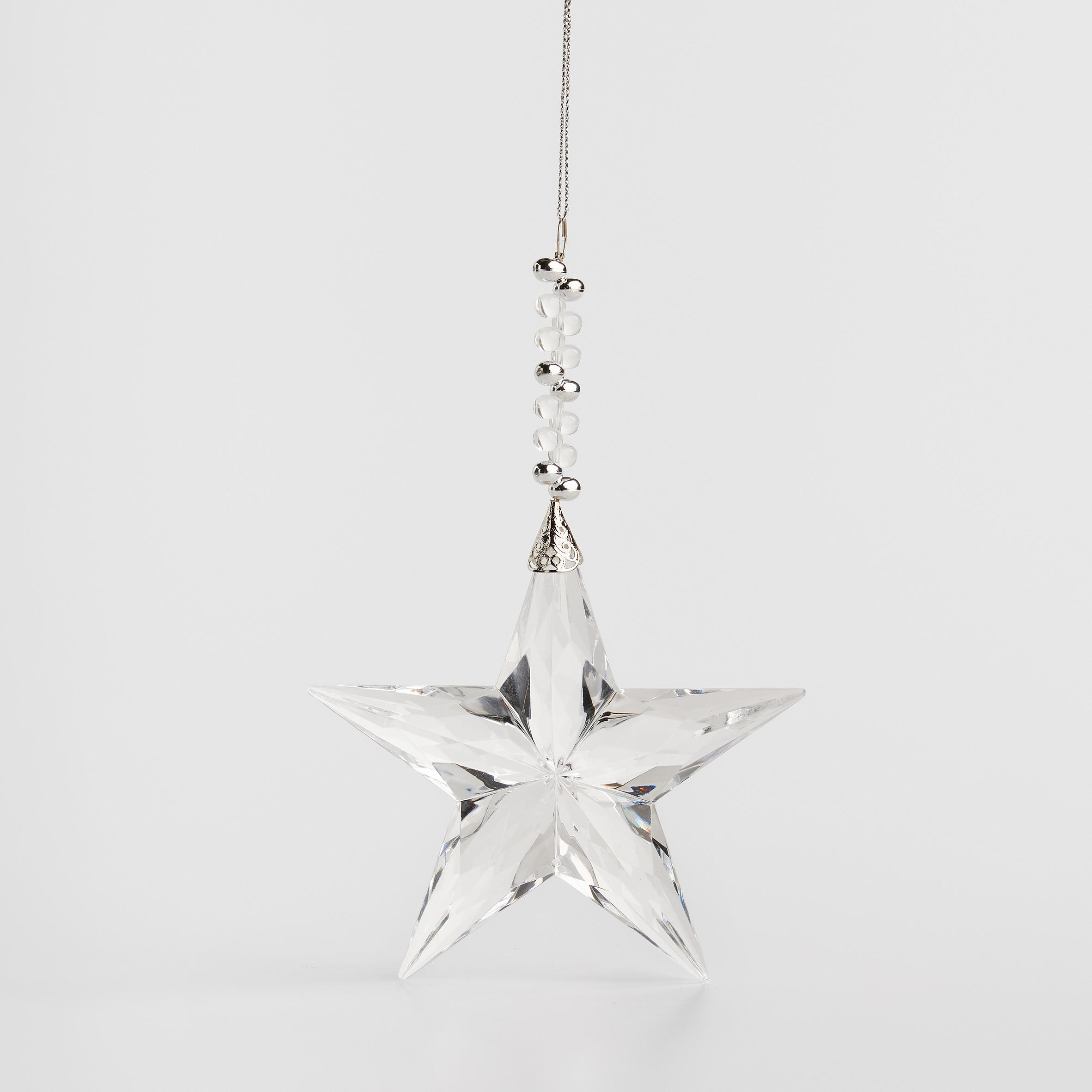 WEIHNACHTSDEKO Hängend XSTAR, 17 x 11,5 cm, Transparent, Christbaumschmuck, Weihnachtsbaumdekoration, Christmas, Xmas - Transparent, Kunststoff (11.5/17/3cm) - home&you