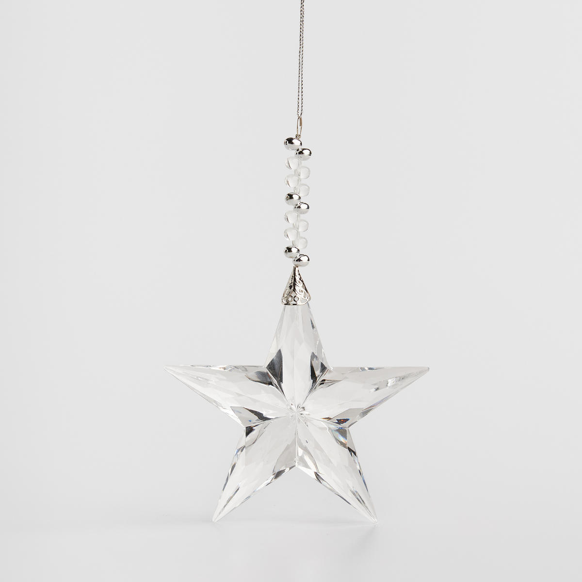 WEIHNACHTSDEKO Hängend XSTAR, 17 x 11,5 cm, Transparent, Christbaumschmuck, Weihnachtsbaumdekoration, Christmas, Xmas - Transparent, Kunststoff (11.5/17/3cm) - home&you