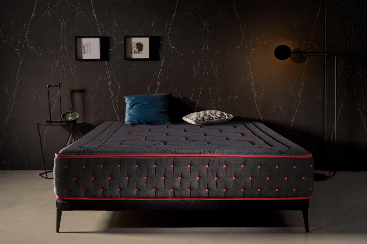 MATRATZE Hexaflex Moon 27cm., 180x200cm - Schwarz, Textil (180/200cm) - Moonia