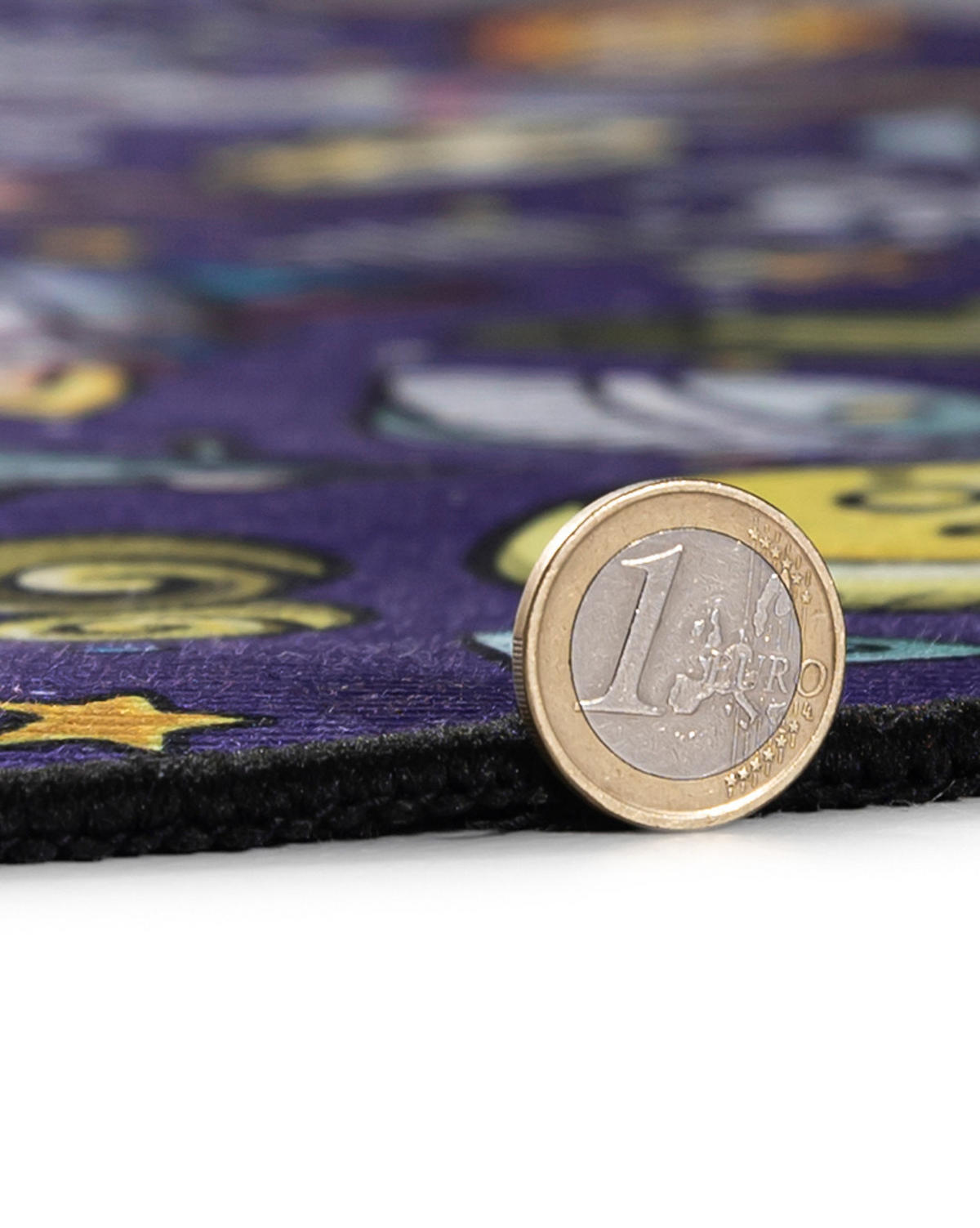 KINDERTEPPICH Bambini Cosmo Mazovia Rund Ø100cm Marineblau Weltraum Kurzflor - Dunkelblau, Textil (100/100cm) - Mazovia