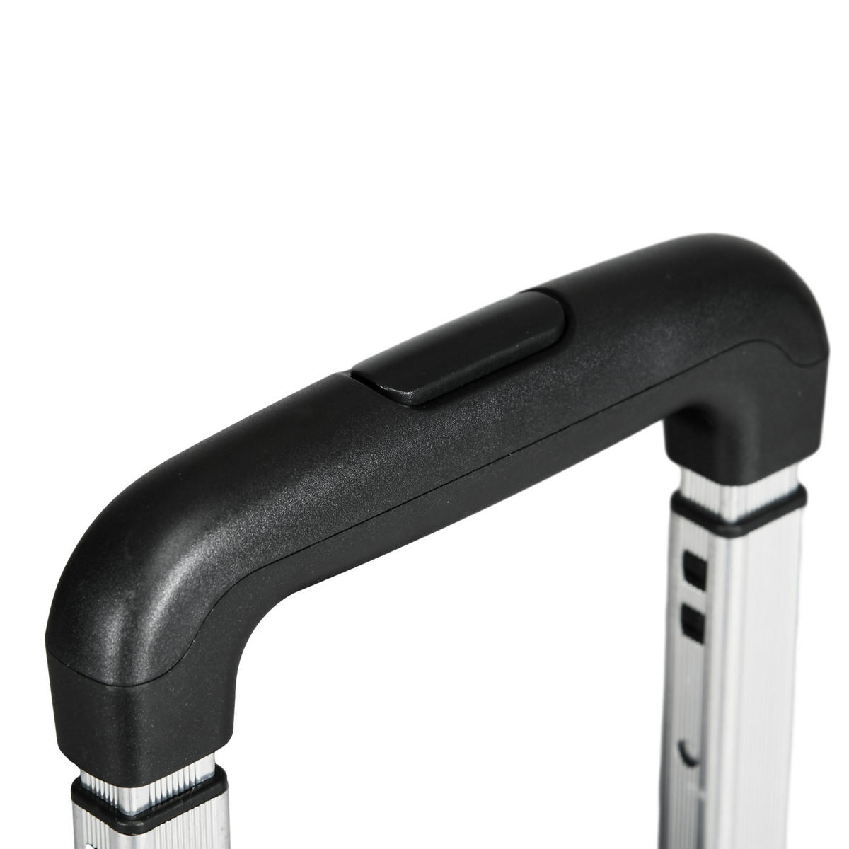 EINKAUFSWAGEN Kunststoff Aluminiumlegierung Schwarz - Schwarz, Kunststoff (48/100/52cm) - HOMCOM