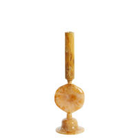 KERZENHALTER Kumopa Braun Ø10/36 cm - Braun, Kunststoff (10/36/10cm) - Light & Living