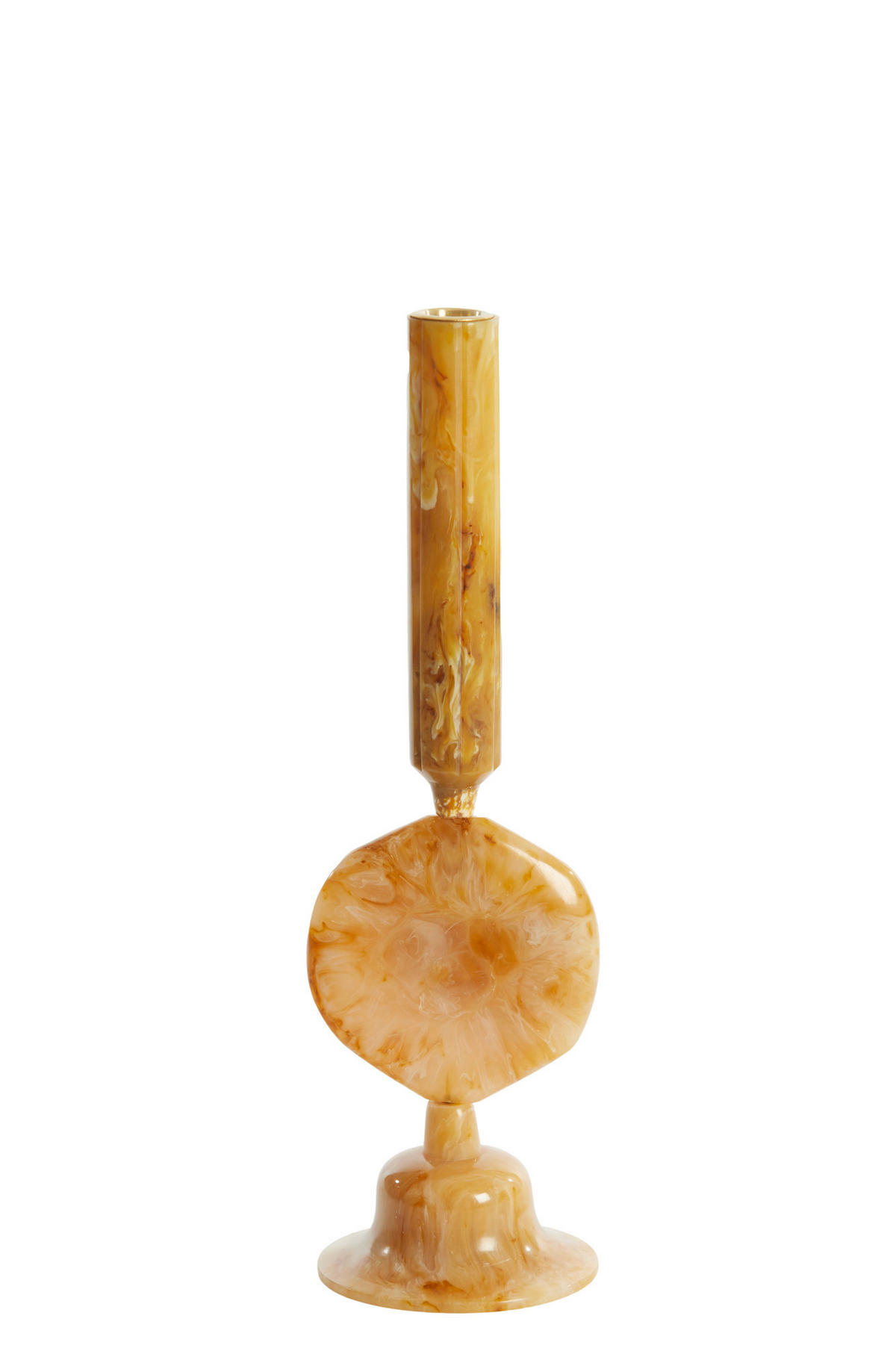 KERZENHALTER Kumopa Braun Ø10/36 cm - Braun, Kunststoff (10/36/10cm) - Light & Living