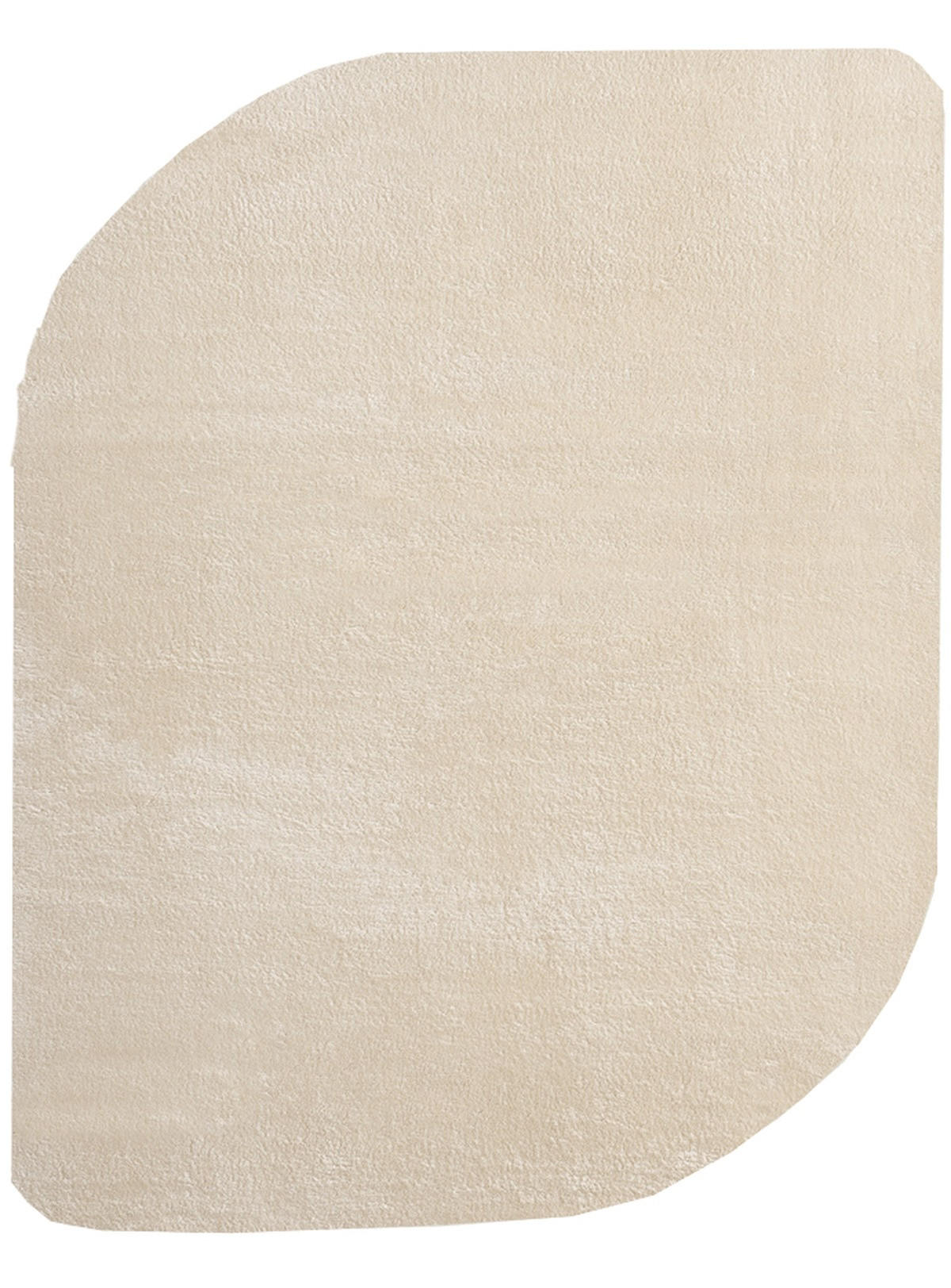 HOCHFLORTEPPICH Antirutsch Uni TIRSO Polyester Beige 160 x 220 cm - Beige, Textil (160/220cm) - KADIMA DESIGN