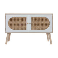 SIDEBOARD Weiß 30/80/52 cm - Weiß, Holzwerkstoff (30/52/80cm) - Mobili Rebecca