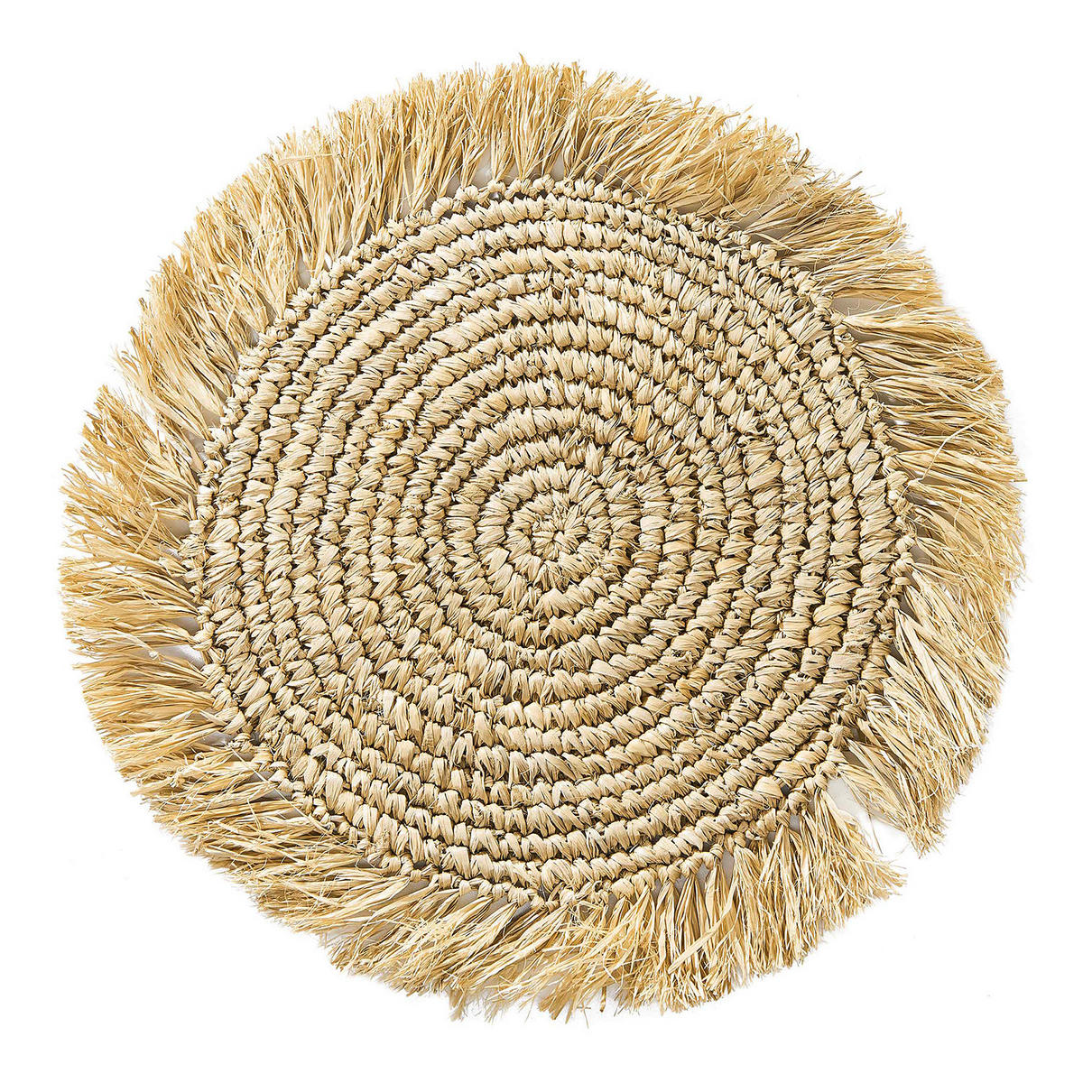 TISCHSET Raffia - Beige, Naturmaterialien (41/41cm) - BUTLERS