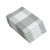 GESCHIRRTÜCHER, 5er-Set, 50x70 cm, 100% Baumwolle, Grau - Grau, Textil (50/70cm) - Zollner