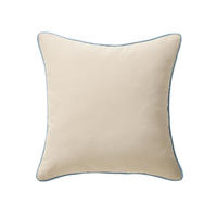 KISSEN Ines Hellgrau/Blau 45/45 cm - Blau/Hellgrau, Textil (45/45/15cm) - benuta