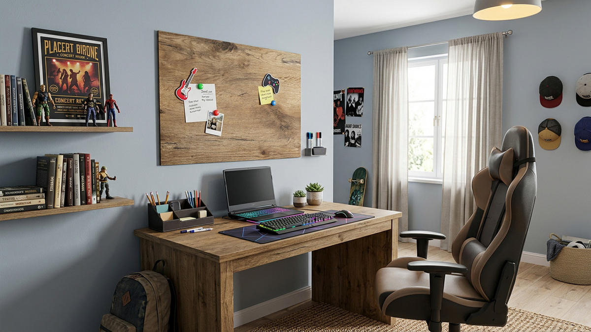 METALBOARD BAUMKERN 90x60cm + Zubehör-Set - Multicolor, Metall (90/60/1.8cm) - ALLboards