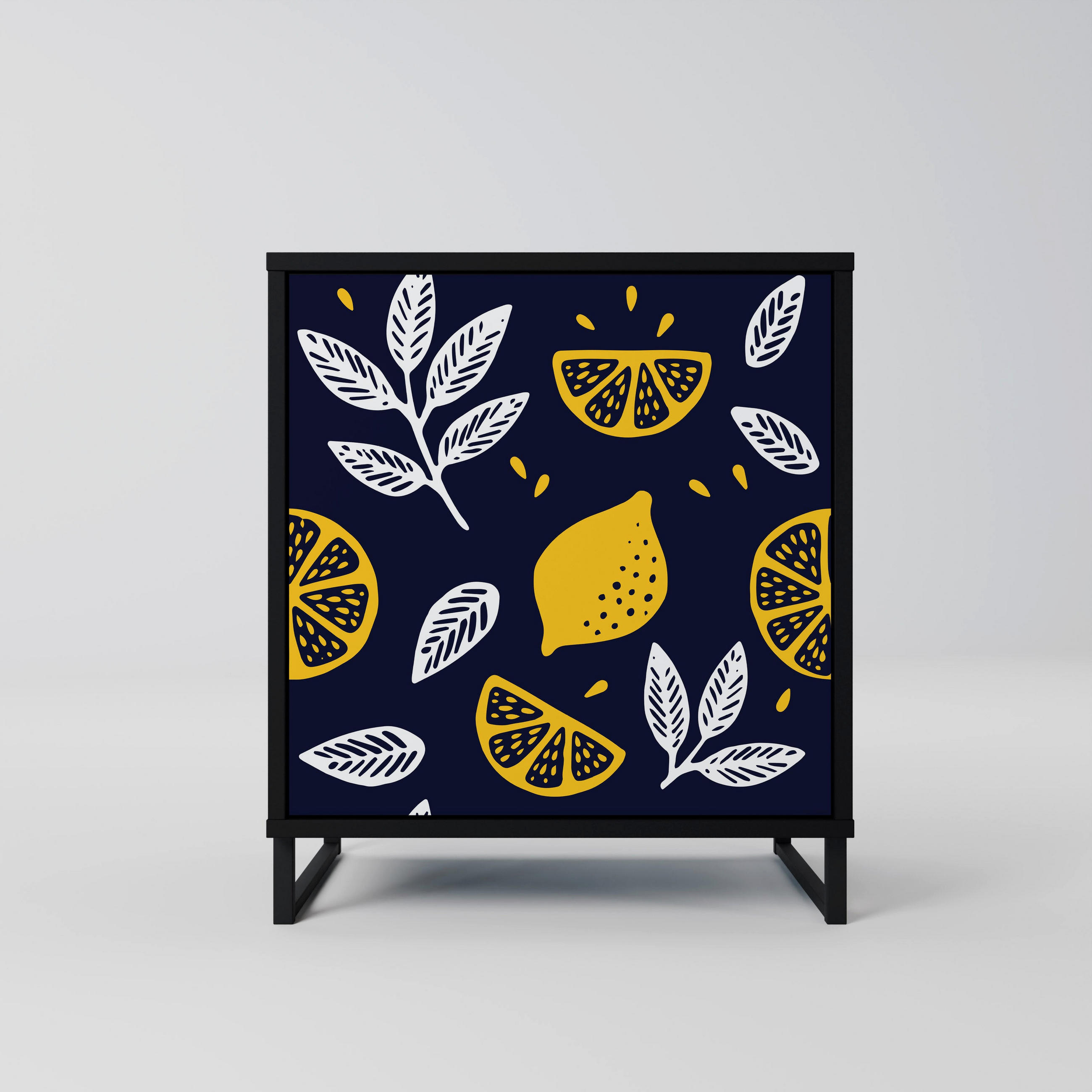 SpaceRebels Sideboard Schwarz 57.5x67.5x42 cm