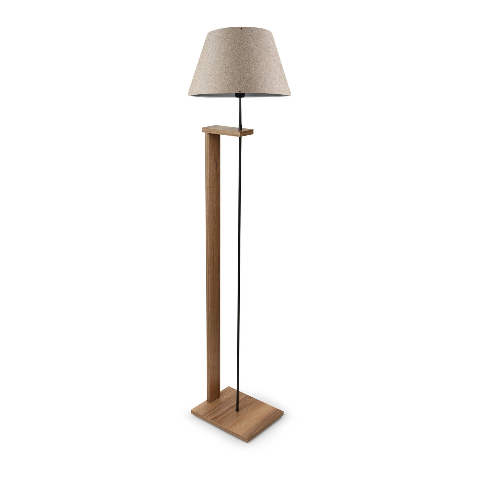 STEHLEUCHTE Bromwich - Beige, Metall (38/38/150cm) - lux.pro