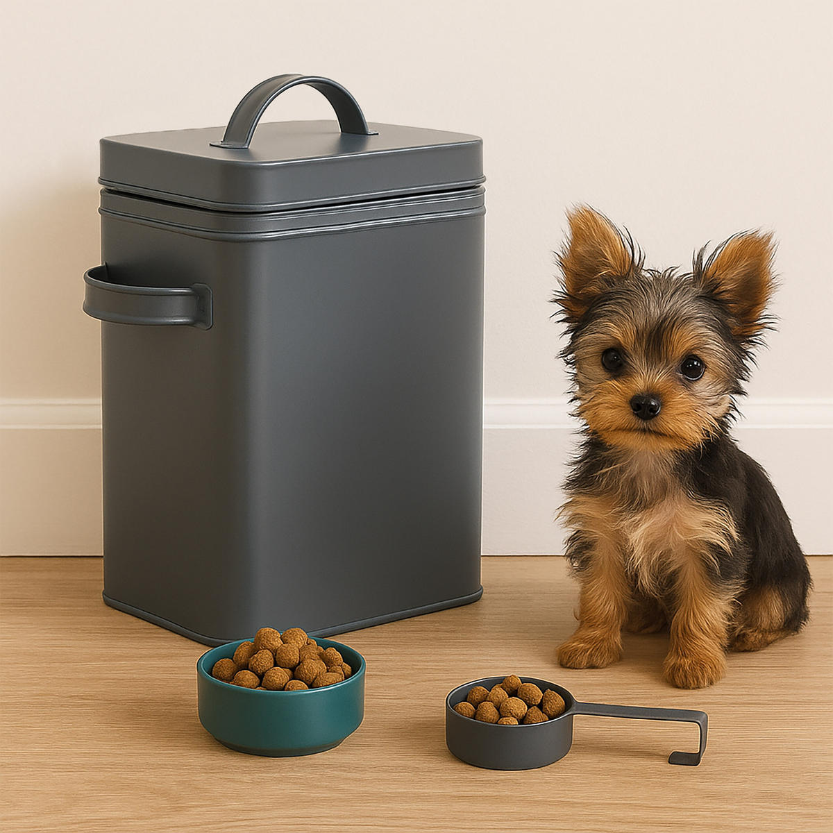 METALLBOX - Weiß, Kunststoff/Metall (24.5/27.5/16cm) - Relaxdays