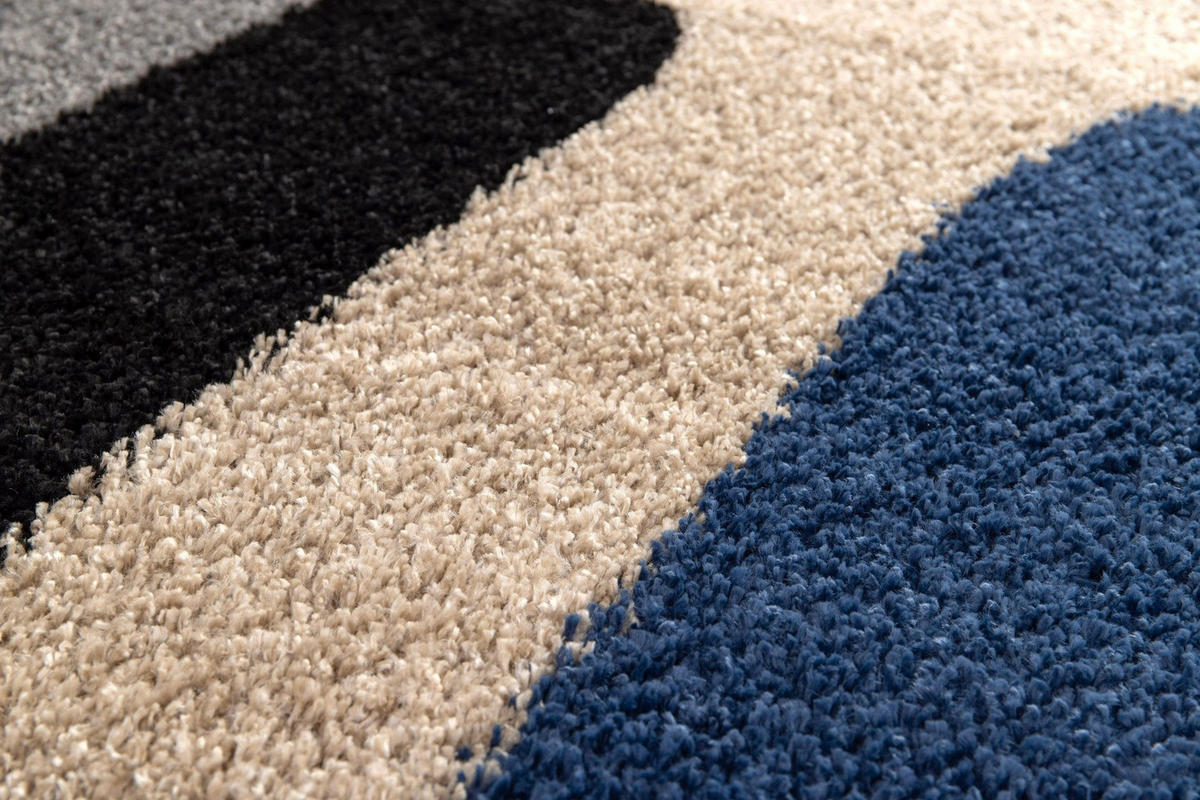 DESIGN Teppich dick und bequem mehrfarbig - Multicolor, Textil (120/170cm) - AFK Living