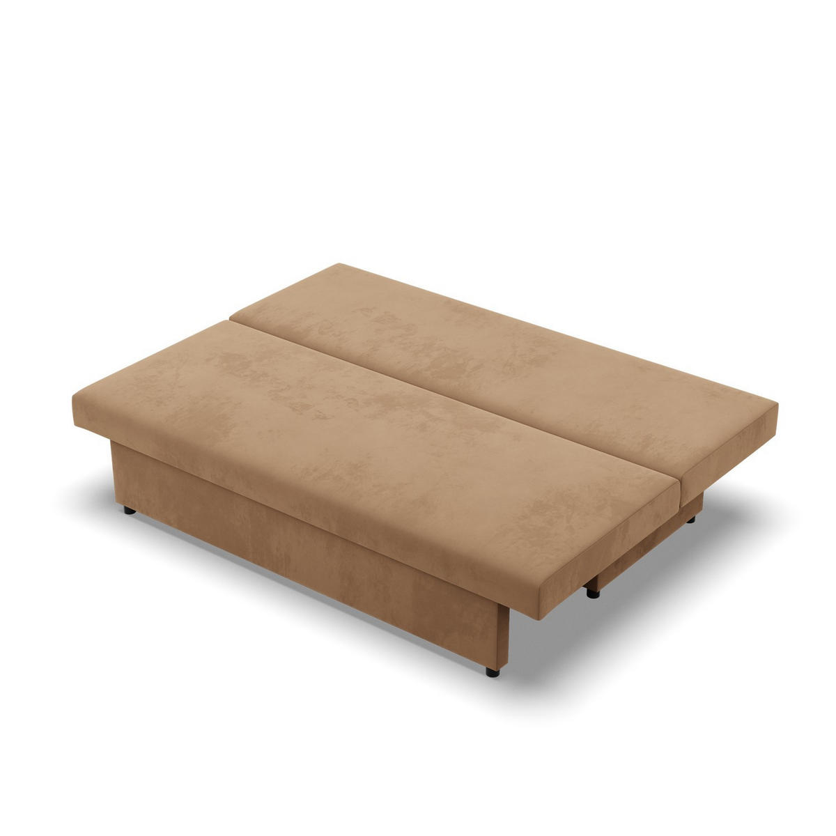 SOFA 3-SITZER MIT SCHLAFFUNKTION NOLA Braun - Braun, Textil (86/85/191cm) - Mebligo