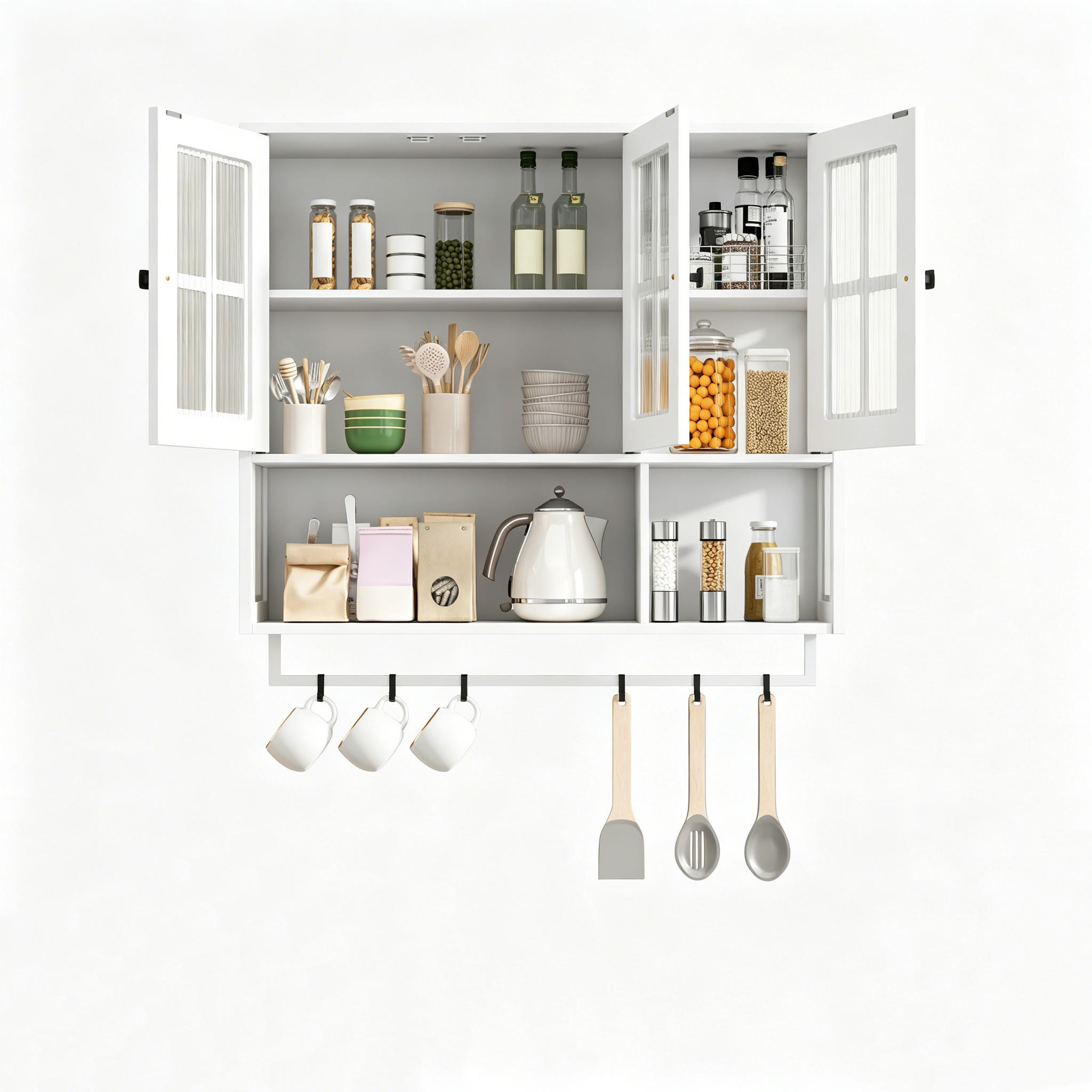 Evryae Hängeschrank Weiß 88x82.5x26 cm