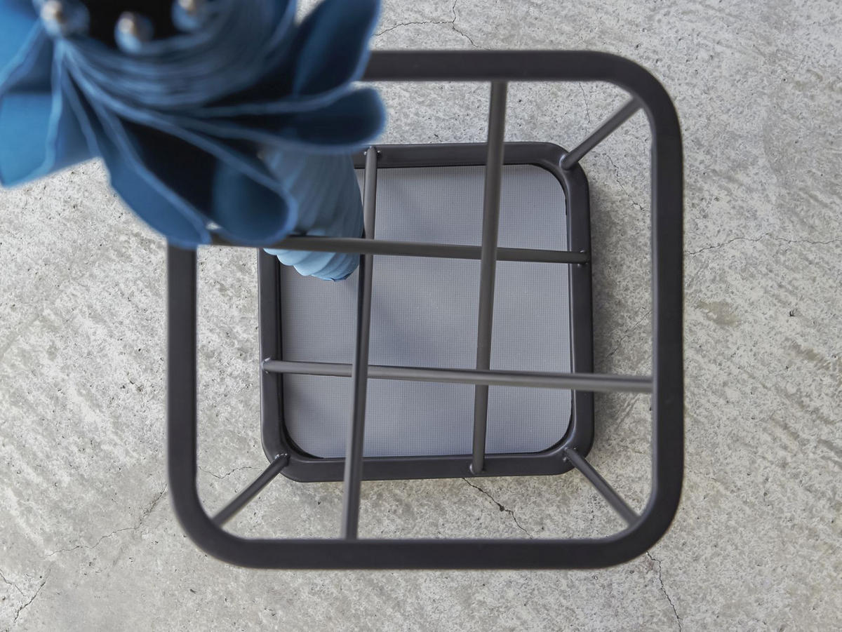 SCHIRMSTÄNDER Nine schwarz 17/45/17 cm - Schwarz, Metall (17/45/17cm) - Yamazaki