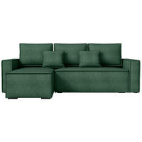 ECKSOFA Dexter mit Schlaffunktion Grün Cord - Grün, Textil (238/141cm) - Bromarkt