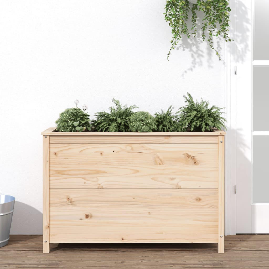 HOCHBEET 119,5x40x78 cm Massivholz Kiefer - Braun, Holz (40/78/119.5cm) - furnicato