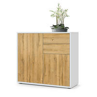 KOMMODE Ben Front in Eiche Natur - Eichefarben, Holzwerkstoff (79/74/36cm) - Vladon