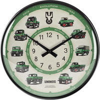 WANDUHR 31 cm Daimler Truck Unimog Model Chart - Multicolor, Metall (31/31/5cm) - Nostalgic-Art