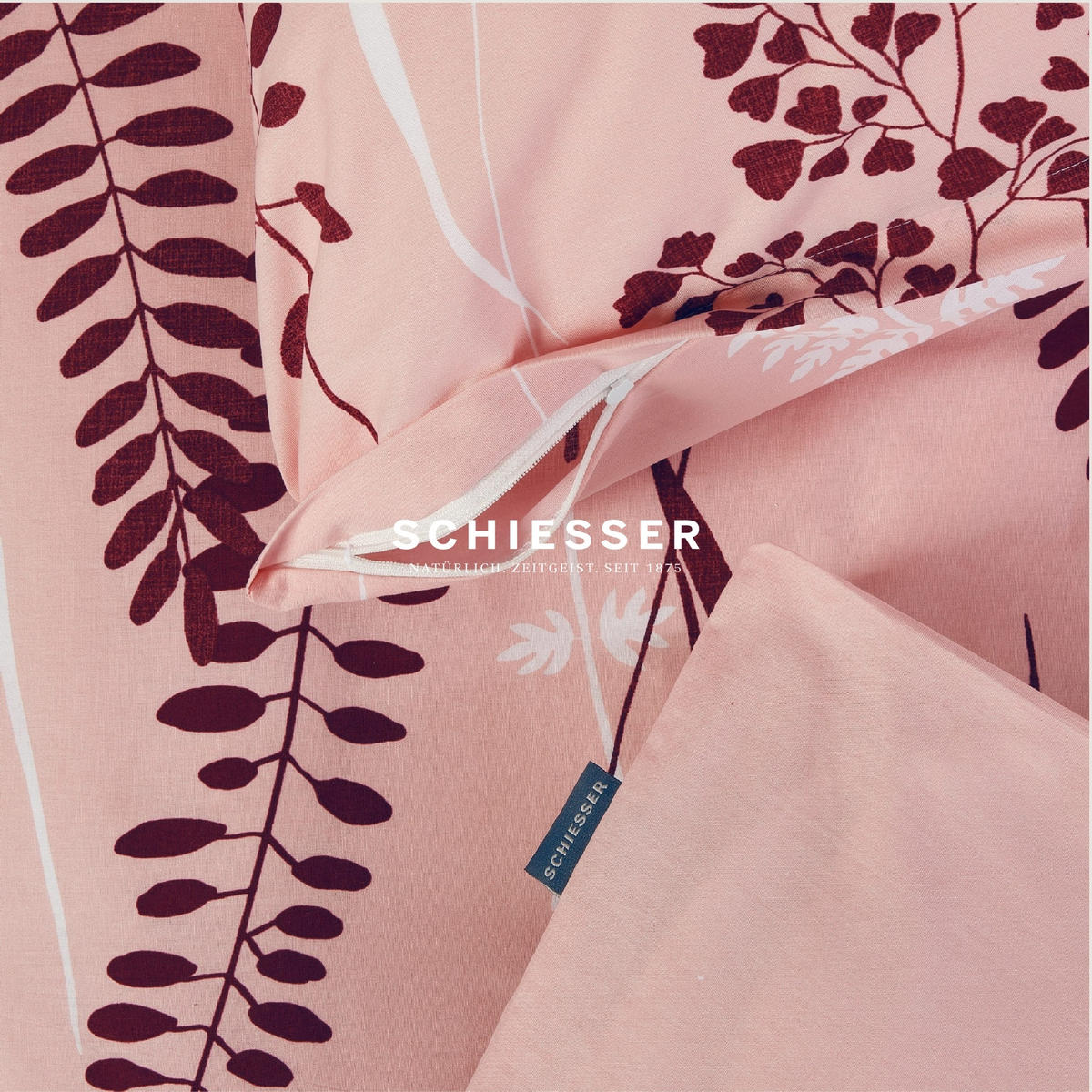 BETTWÄSCHESET Annic - Renforcé - 2-teilig - 155 x 220 cm - Rosa - Rosa, Textil (155/220cm) - SCHIESSER