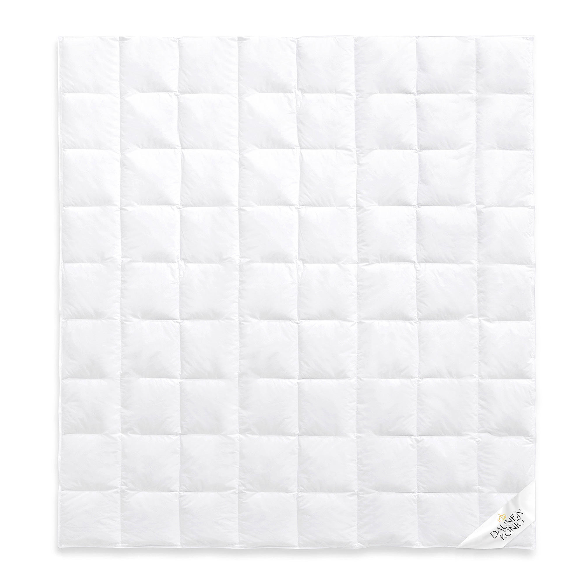 GANZJAHRESBETTDECKE ROYAL Gänsedaunen medium - Weiß, Naturmaterialien/Textil (200/220cm) - Daunenkönig