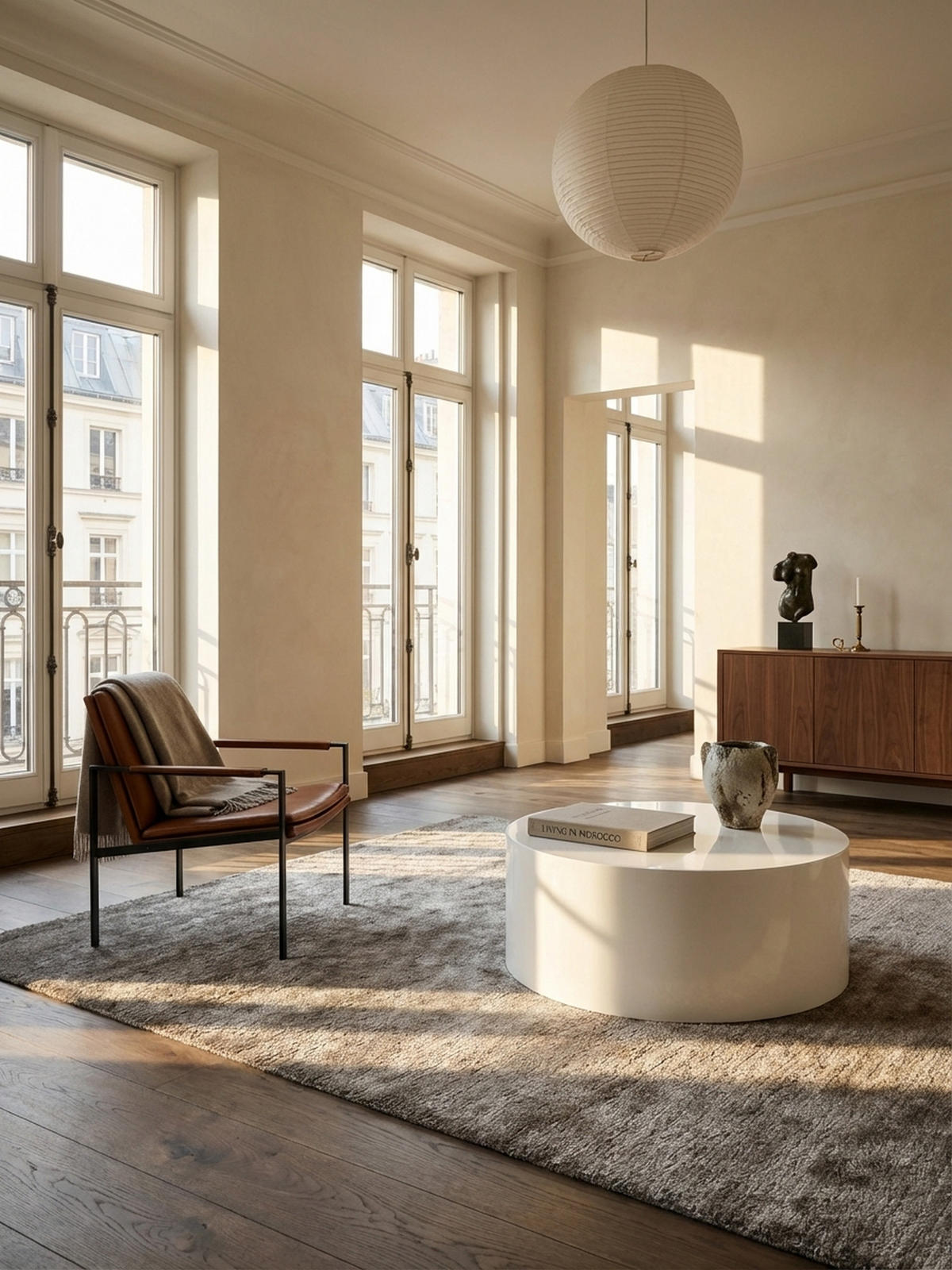 COUCHTISCH rund in Weiß Hochglanz, 60x60x30 cm, Modernes Design - Weiß, Holzwerkstoff (60/60/30cm) - KADIMA DESIGN