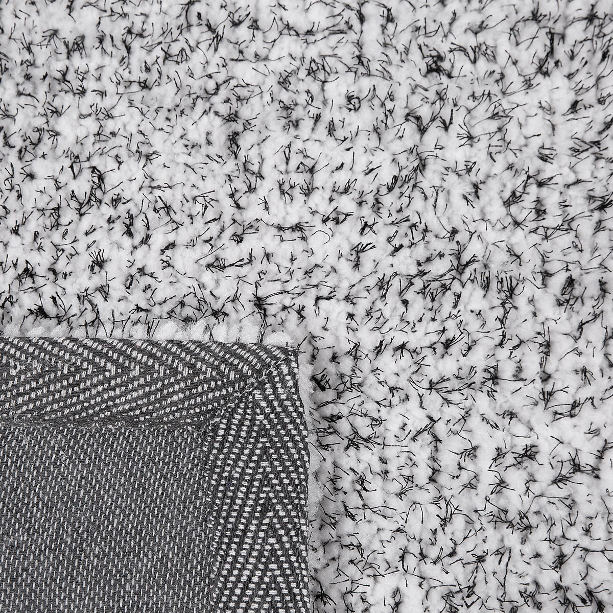 SHAGGY-TEPPICH Demre 300/200 cm - Grau, Kunststoff (200/300cm) - Beliani