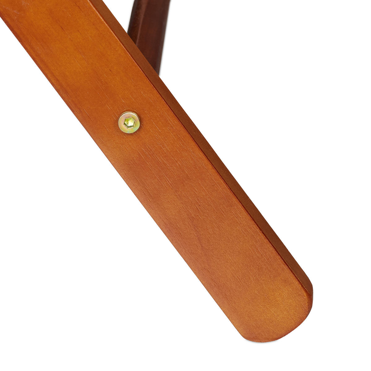 STOJAN na kufre - hnedá, drevo/textil (66/54.5/44cm) - Relaxdays