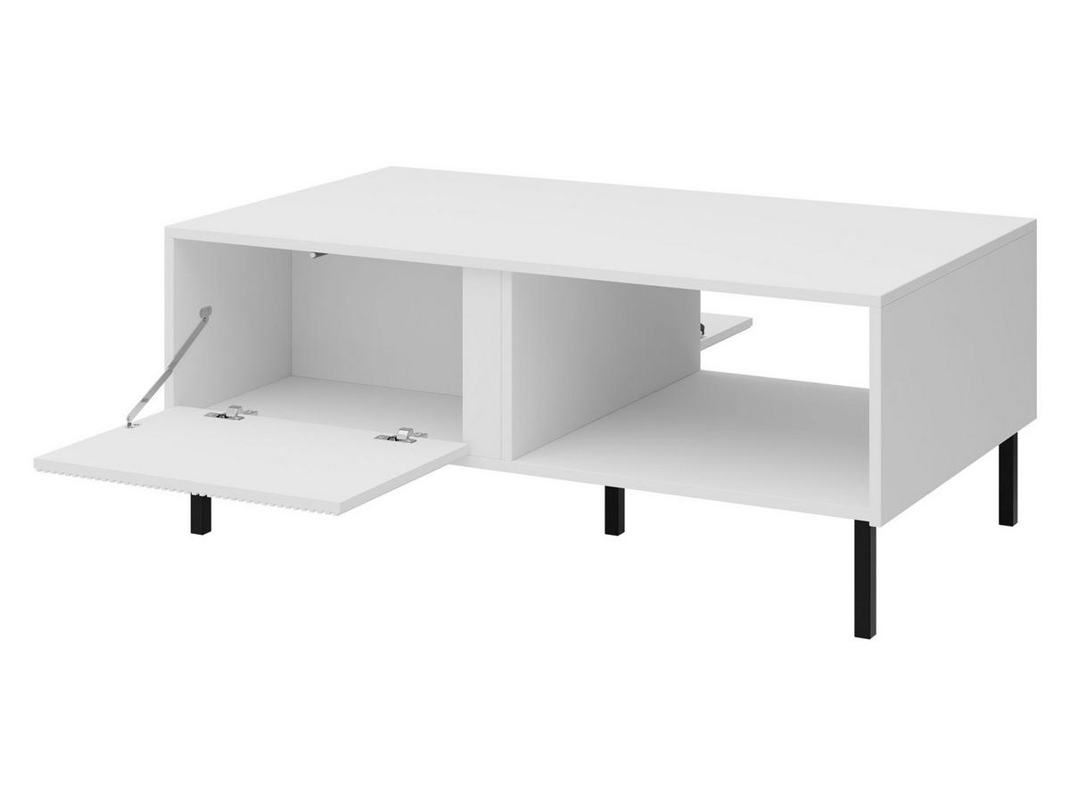 COUCHTISCH Mia 08 - Schwarz/Braun, Holzwerkstoff/Metall (60/110/45cm) - MIRJAN24