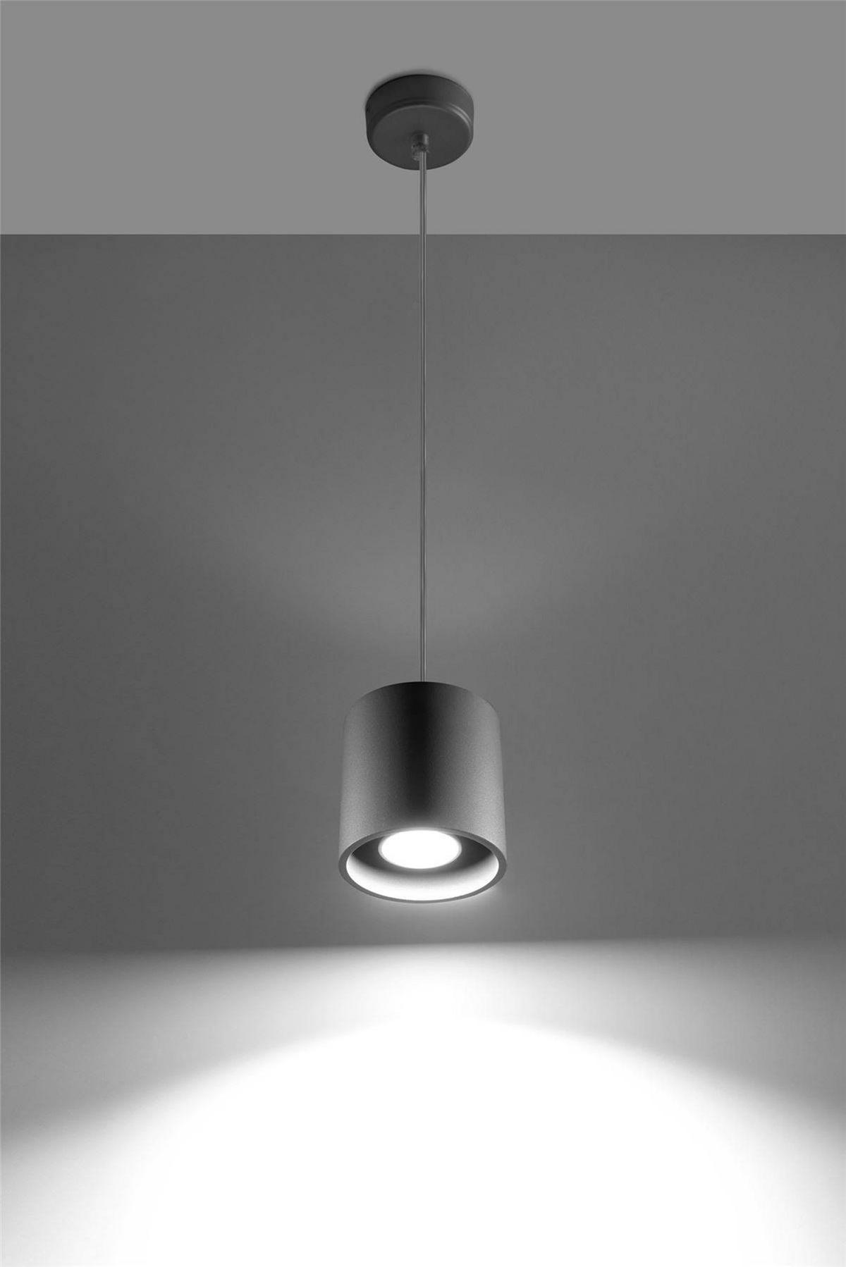 LED DECKENLEUCHTE Kunststoff Weiß - Grau, Metall (10/10/110cm) - Sollux Lighting