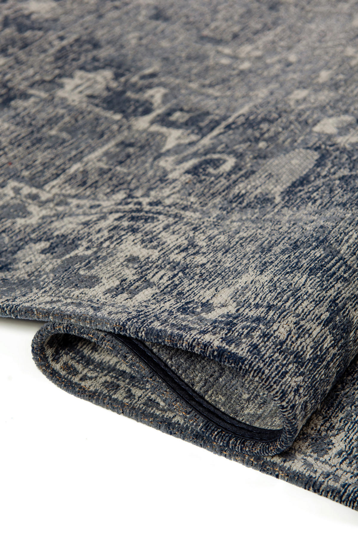 TEPPICH modern Flachgewebe CROWN Blau 240 x 340 cm - Blau, Textil (240/340cm) - Novatrend