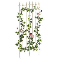 RANKGITTER Freya 50x0,7x100cm Metall Antik-Creme Rankhilfe - Creme, Metall (50/100/0.7cm) - DELUKE