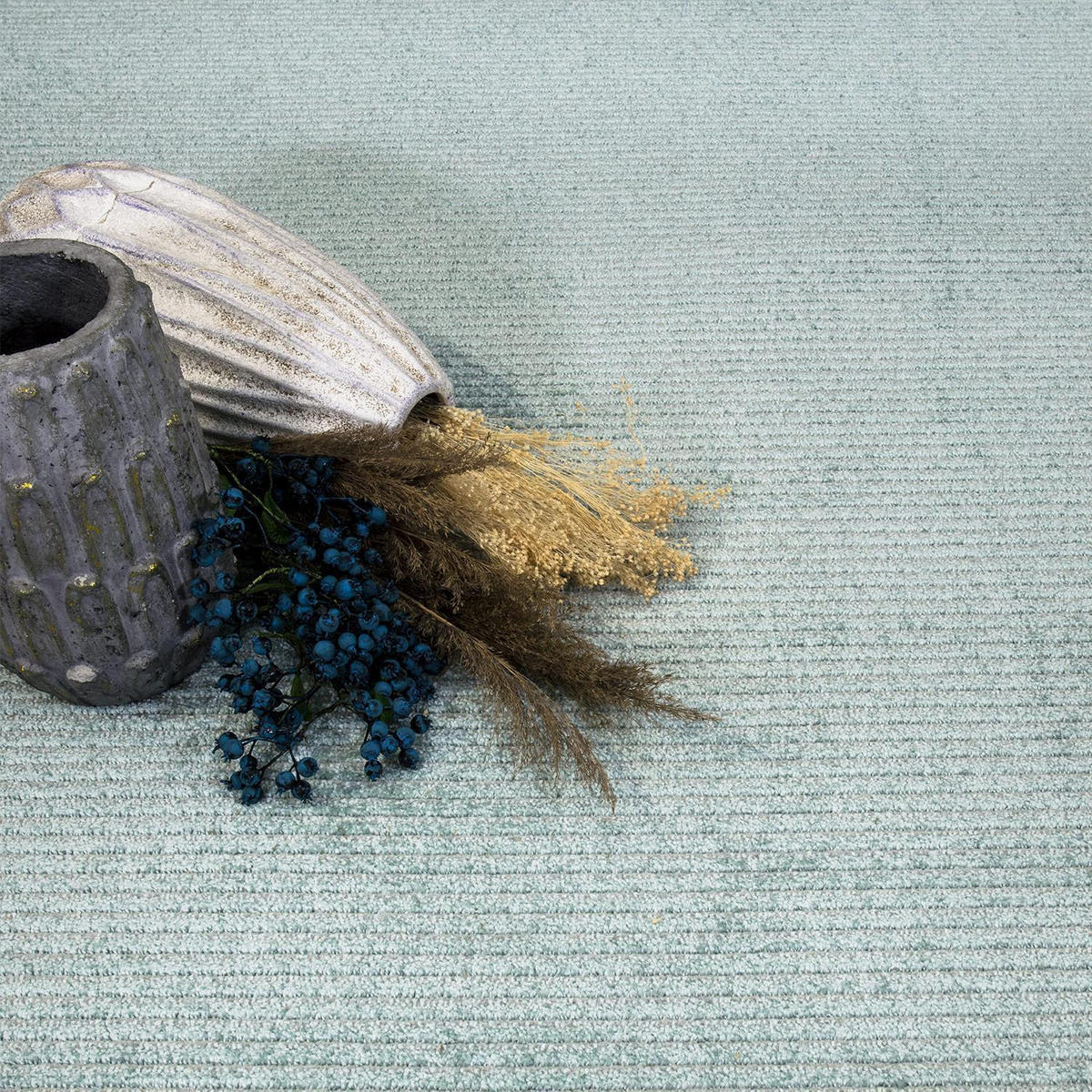 KURZFLOR-TEPPICH Fancy 900 Grün/ Türkis 200x290 cm - Türkis/Grün, Textil (200/290cm) - carpet city