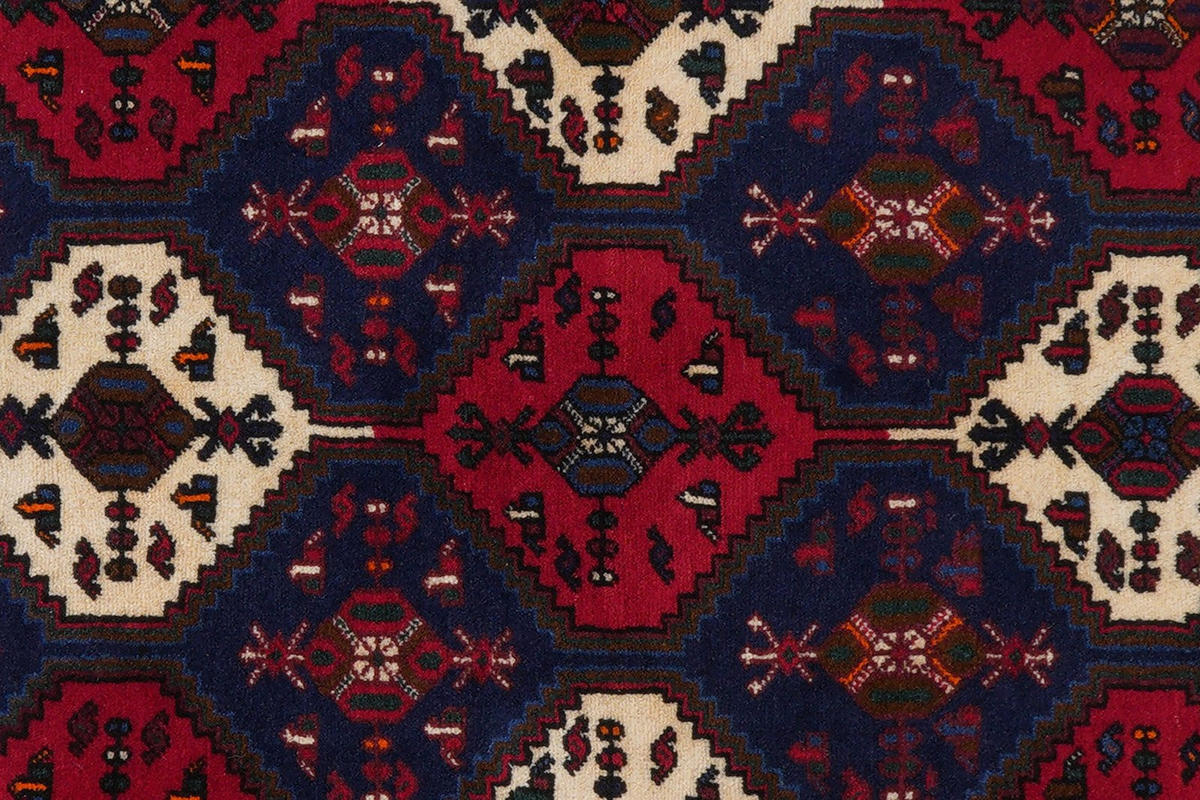ORIENTTEPPICH handgeknüpft Afshar Blau 239/174 cm Schurwolle - Blau, Textil (174/239cm) - Looma