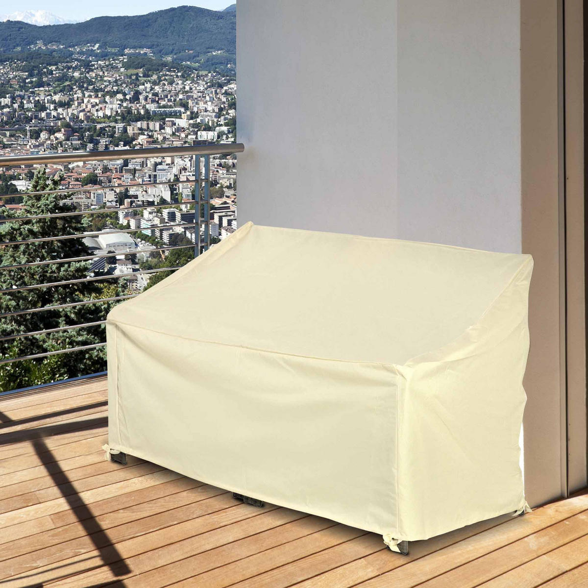 SCHUTZHÜLLE Creme 1 Stück - Beige, Kunststoff/Textil (140/94/84cm) - GiPP
