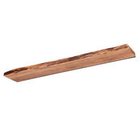 WANDREGAL Edge Braun 120/20/4 cm - Braun, Holz (20/4/120cm) - Hoyz Collection