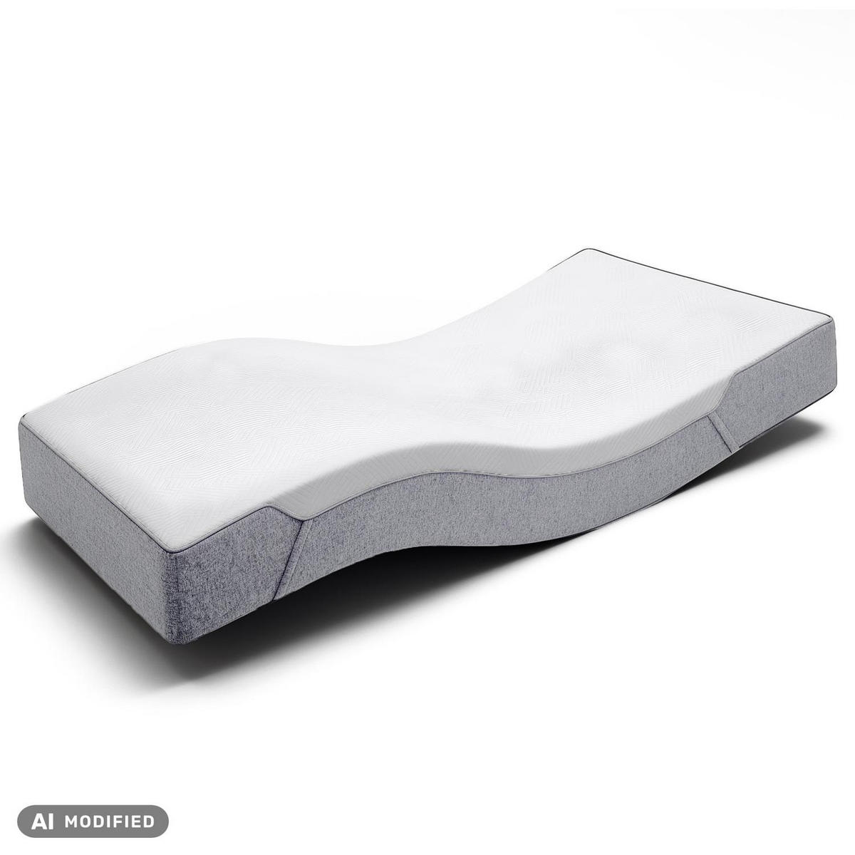 KOMFORTSCHAUMMATRATZE DeepComfort 90x210 cm - Weiß, Textil (90/210cm) - Matratzen Discount