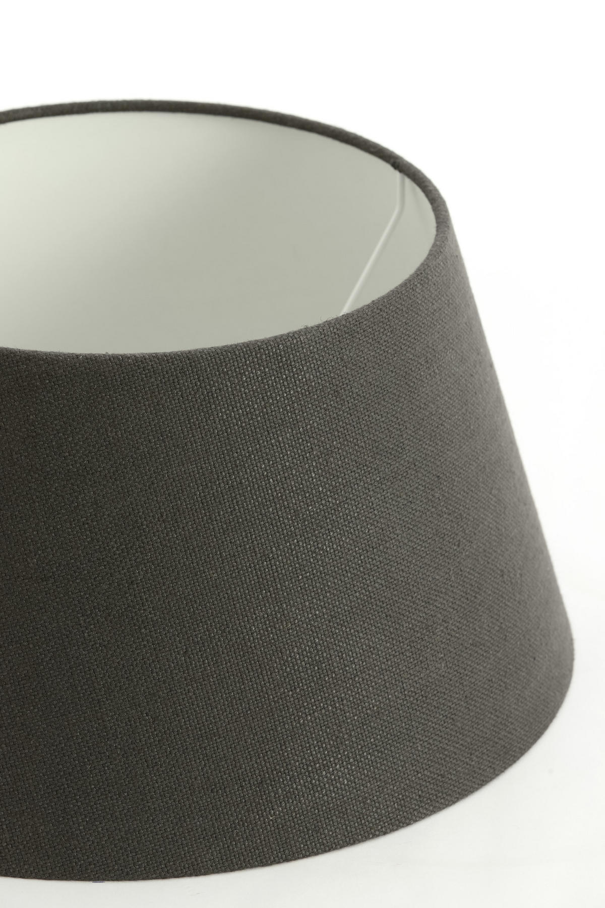 LAMPENSCHIRM Livigno Grau Ø25/14 cm - Grau, Textil (25/18/14cm) - Light & Living