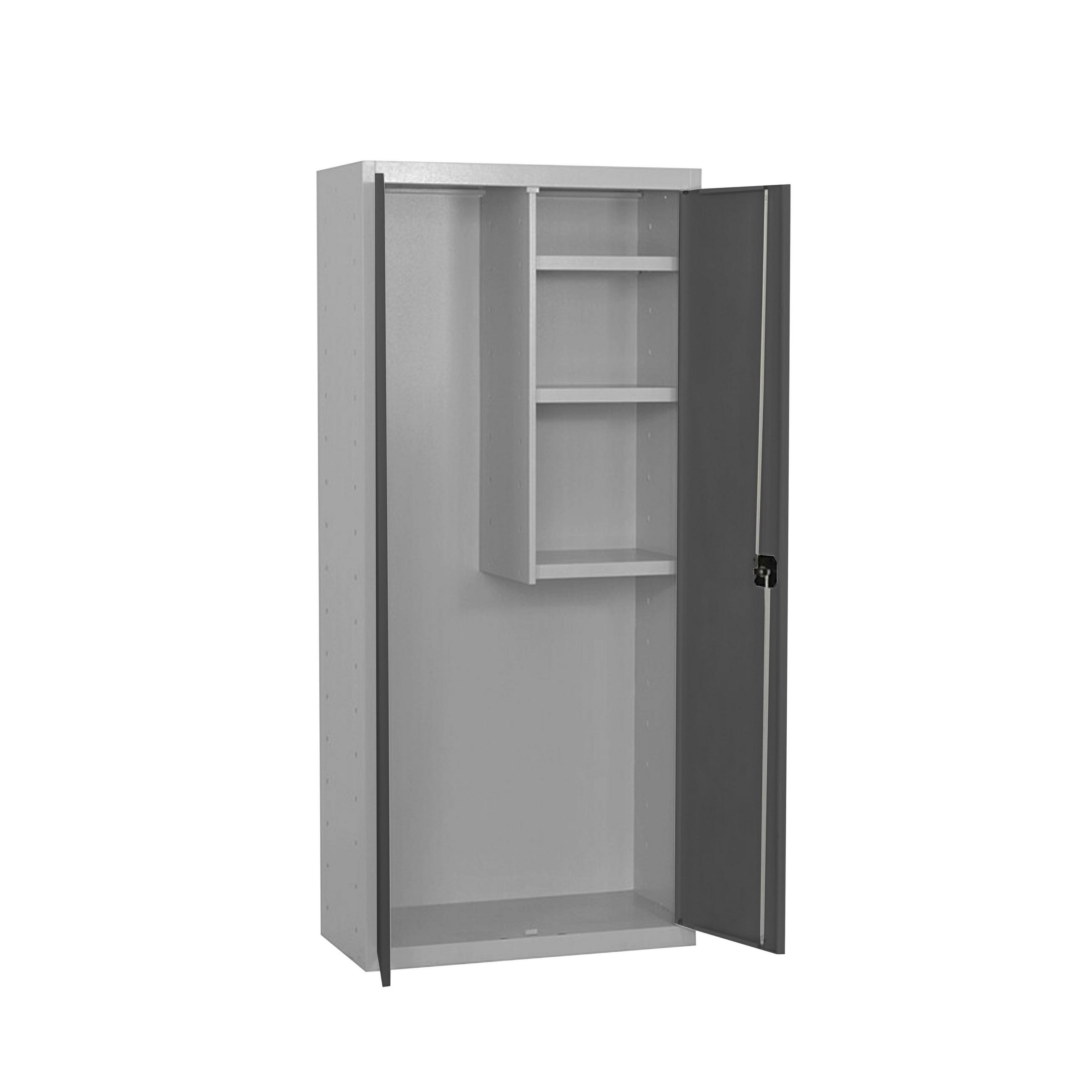 Proregal Putzmittelschrank Anthrazit 80x180x40 cm