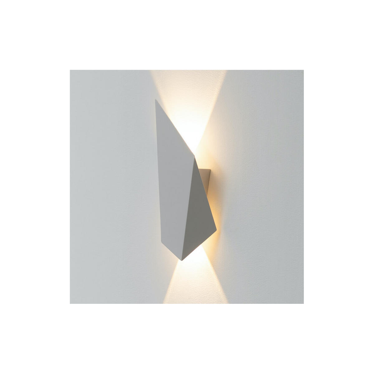 WANDLEUCHTE Giada, Weiß, 30cm - Weiß, Metall (16.5/30/30cm) - KOSILUM