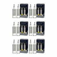 ESSIG & ÖL FLASCHEN Basic transparent-silber 320 ml 12-tlg. - Transparent/Silberfarben, Glas/Metall (7/26/14cm) - Ritzenhoff Breker