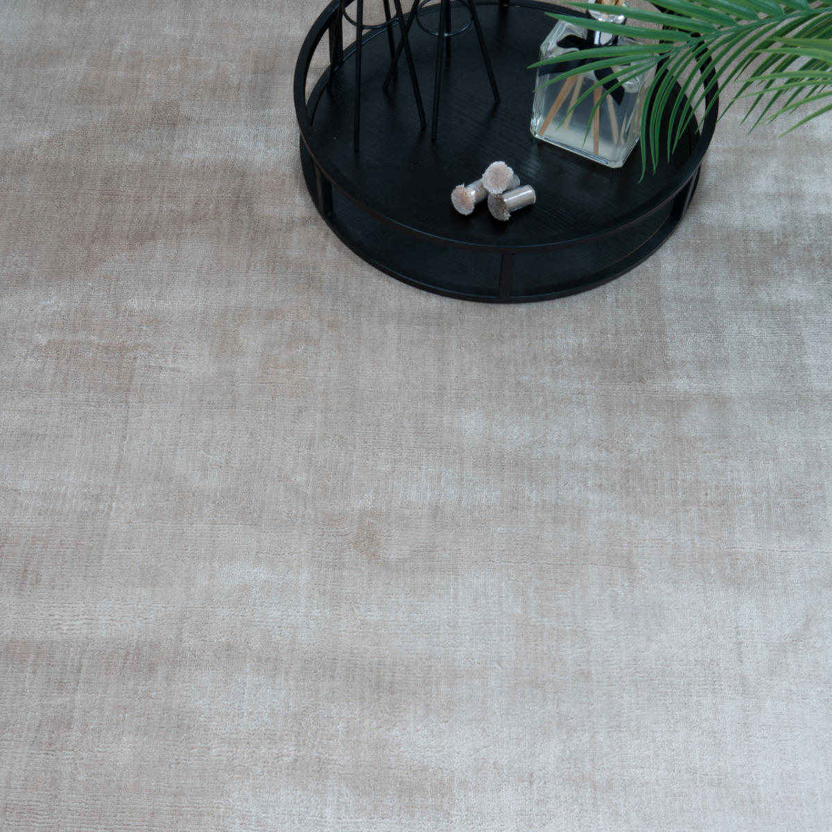 TEPPICH VISKOSE HANDGEWEBT BAMBOO 80/150 Beige - Beige, Naturmaterialien (80/150cm) - Consilio Concept