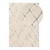 TEPPICH Elanie 120/170 cm - Creme/Grau, Kunststoff (120/170cm) - benuta Pop