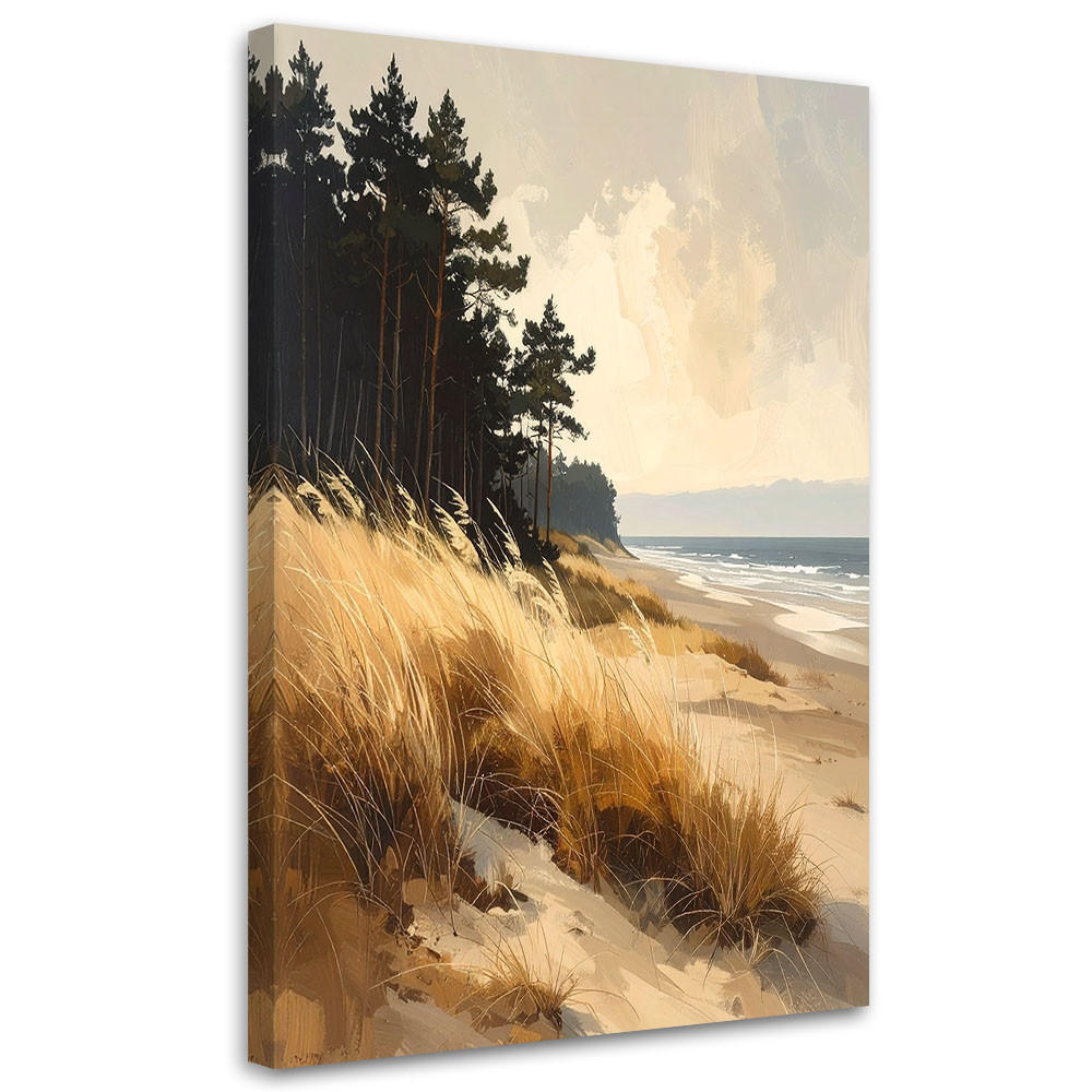 LEINWANDBILD Natur und Botanik 80x120cm - Beige, Textil (80/120cm) - Feeby