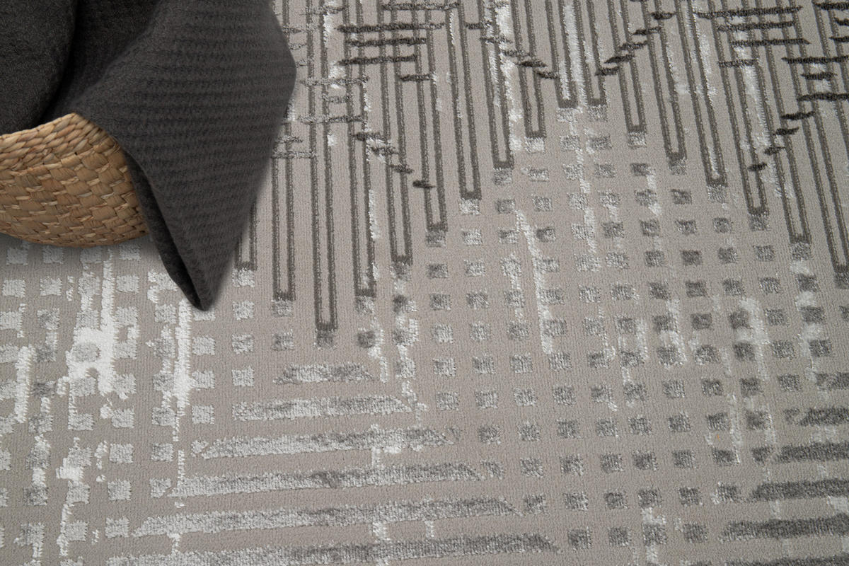 TEPPICH CRYSTAL Grau 250/350 cm - Grau, Textil (250/350cm) - Tapiso