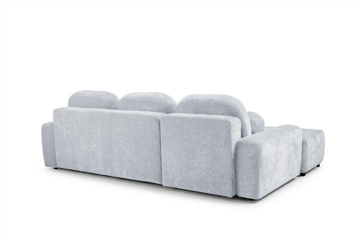 ECKSOFA Argos In Vibe - Hellblau, Holzwerkstoff/Textil (170/267cm) - Fun Möbel