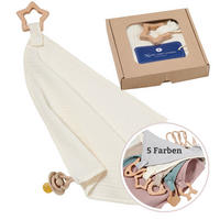 KUSCHELTUCH Schnullertuch Schnullerband Schmusetuch Babygeschenk Geschenk zur Geburt Musselin - Naturfarben, Textil (30/1/30cm) - nordic coast company
